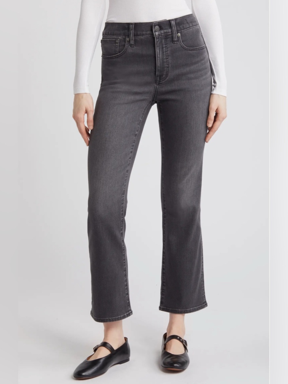 Madewell Mid-Rise Kick Out Crop Jeans Size 20W
